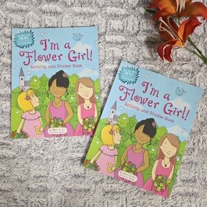 Flower Girl Wedding Activity and Sticker Books